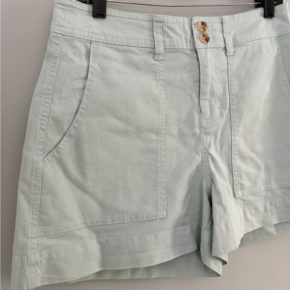 NWT A New Day Mint Green High-Rise Stretch Utility Shorts Size 8 - Picture 4 of 9